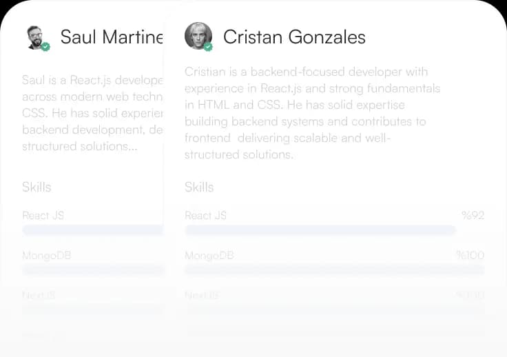Clear, comparable signals beyond resumes